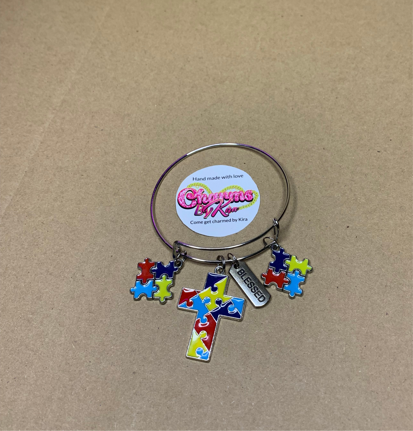 ❤️Charm bangle💙