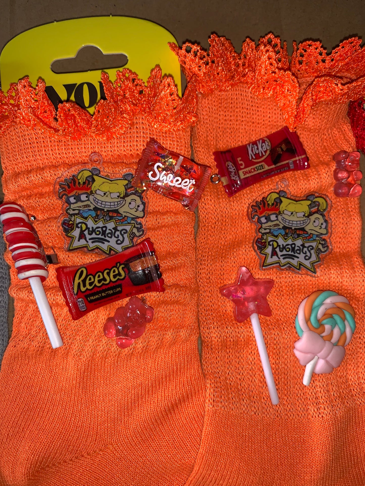 🧡Kids charmed slouch socks🧦