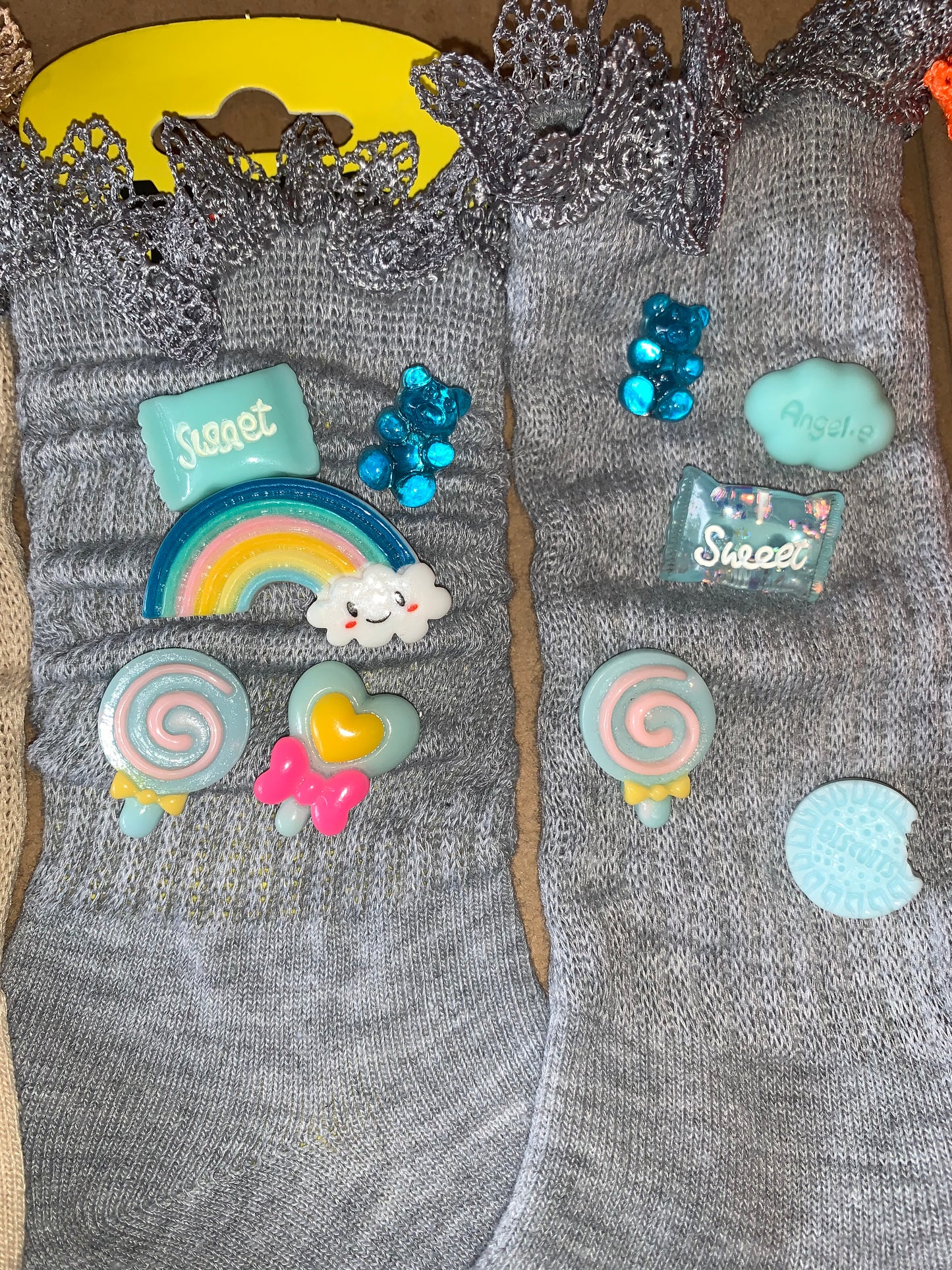 🩶Kids charmed slouch socks🧦