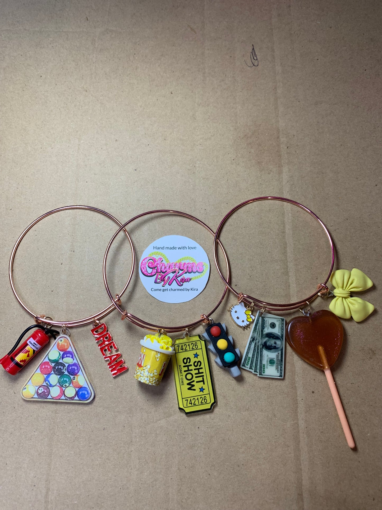Charm bangles