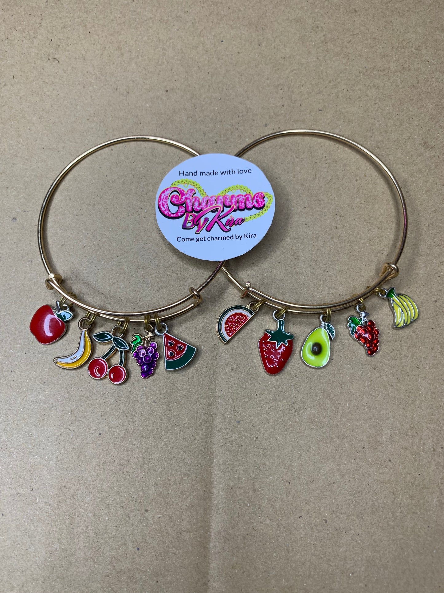 🍉Charm bangles🍇