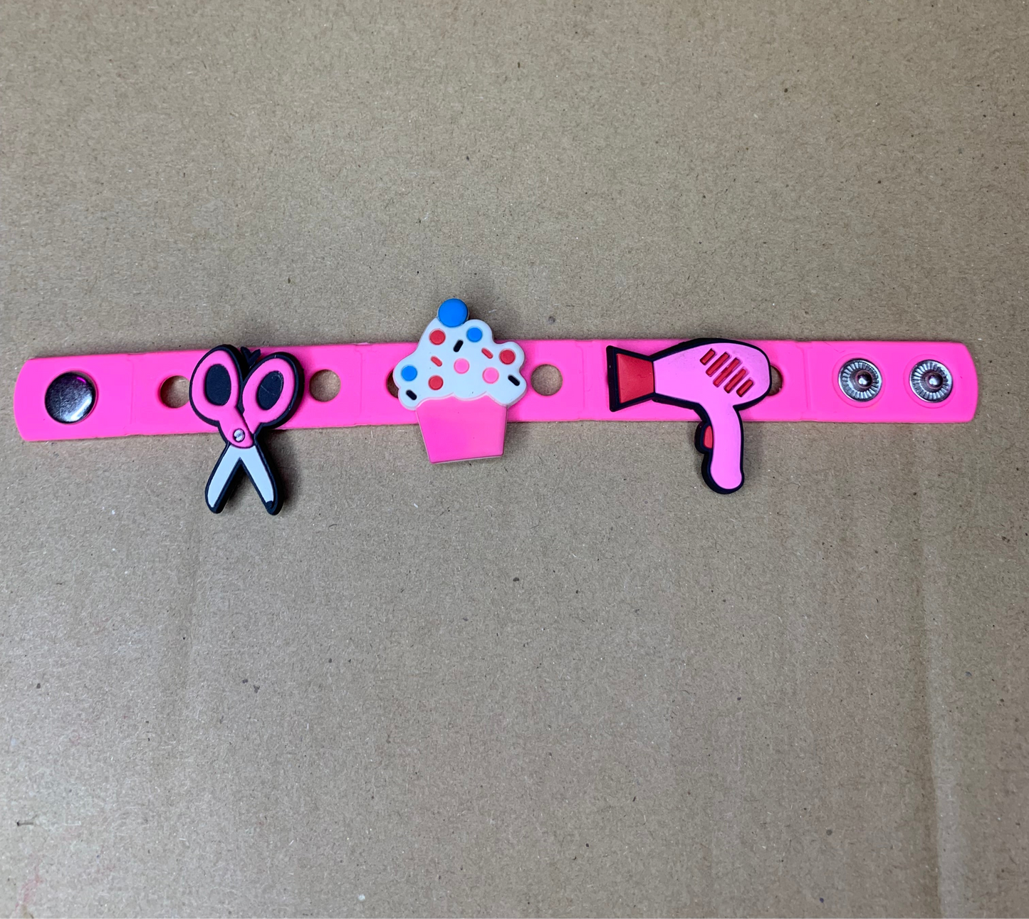 đź’•Kids silicone snap charm bracletđź’•