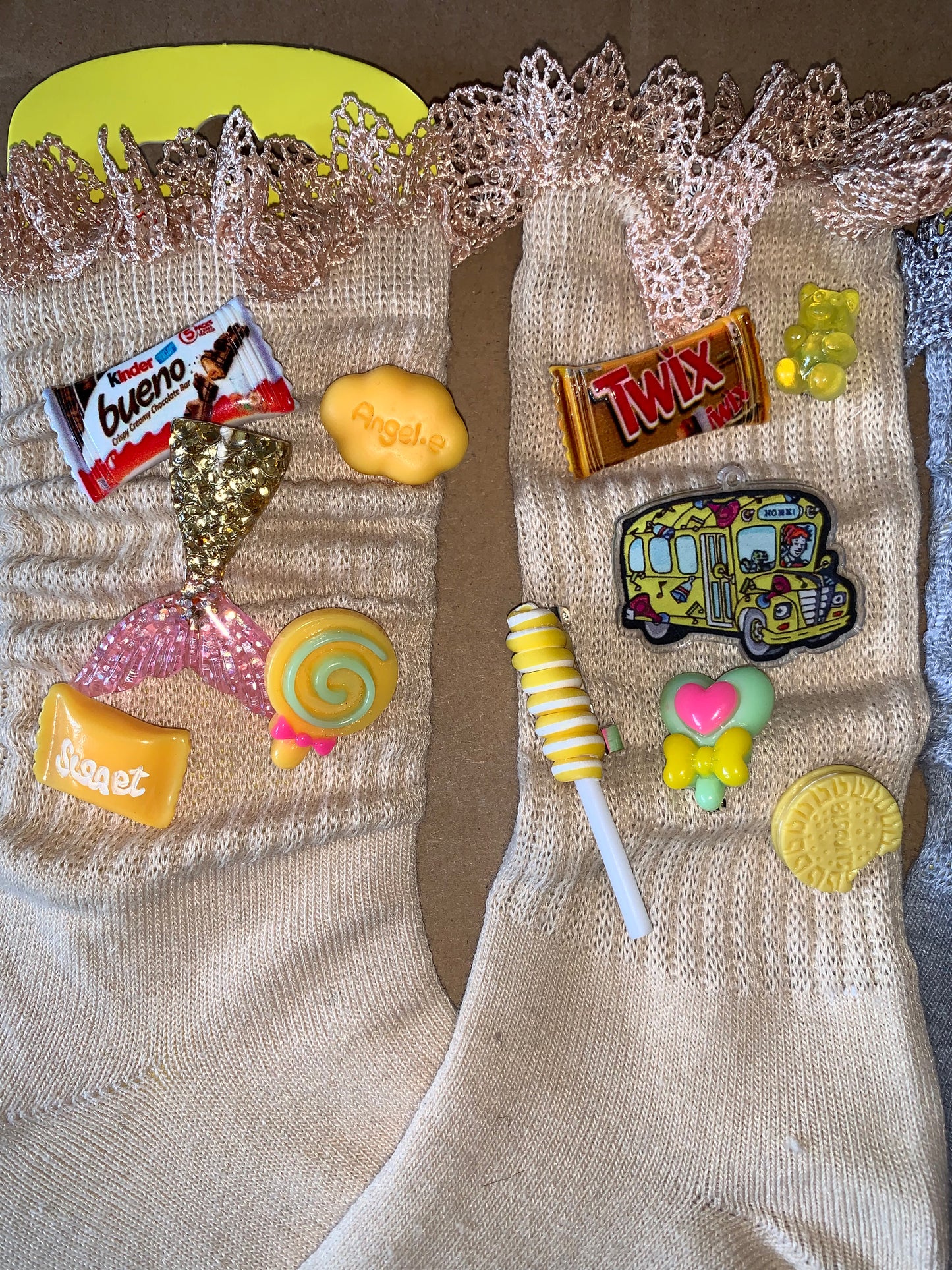 💛Kids charmed slouch socks🧦