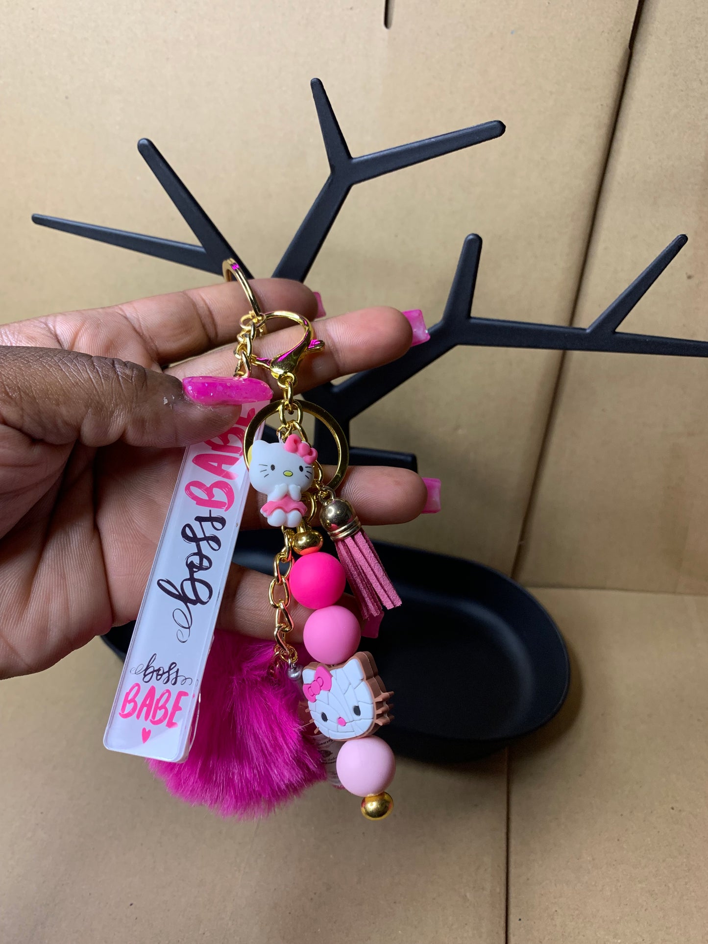 💅🏽Keychain🔑with 🏧 card💳grabber