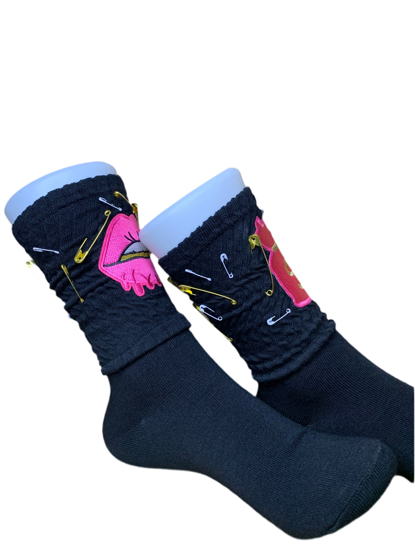 🩷Slouch socks🧦& SnapBack trucker hat🧢set