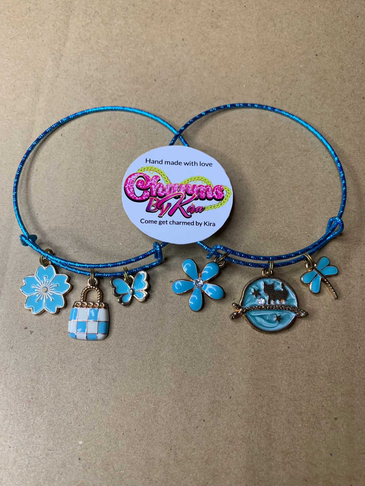 🩵Charm bangles🩵