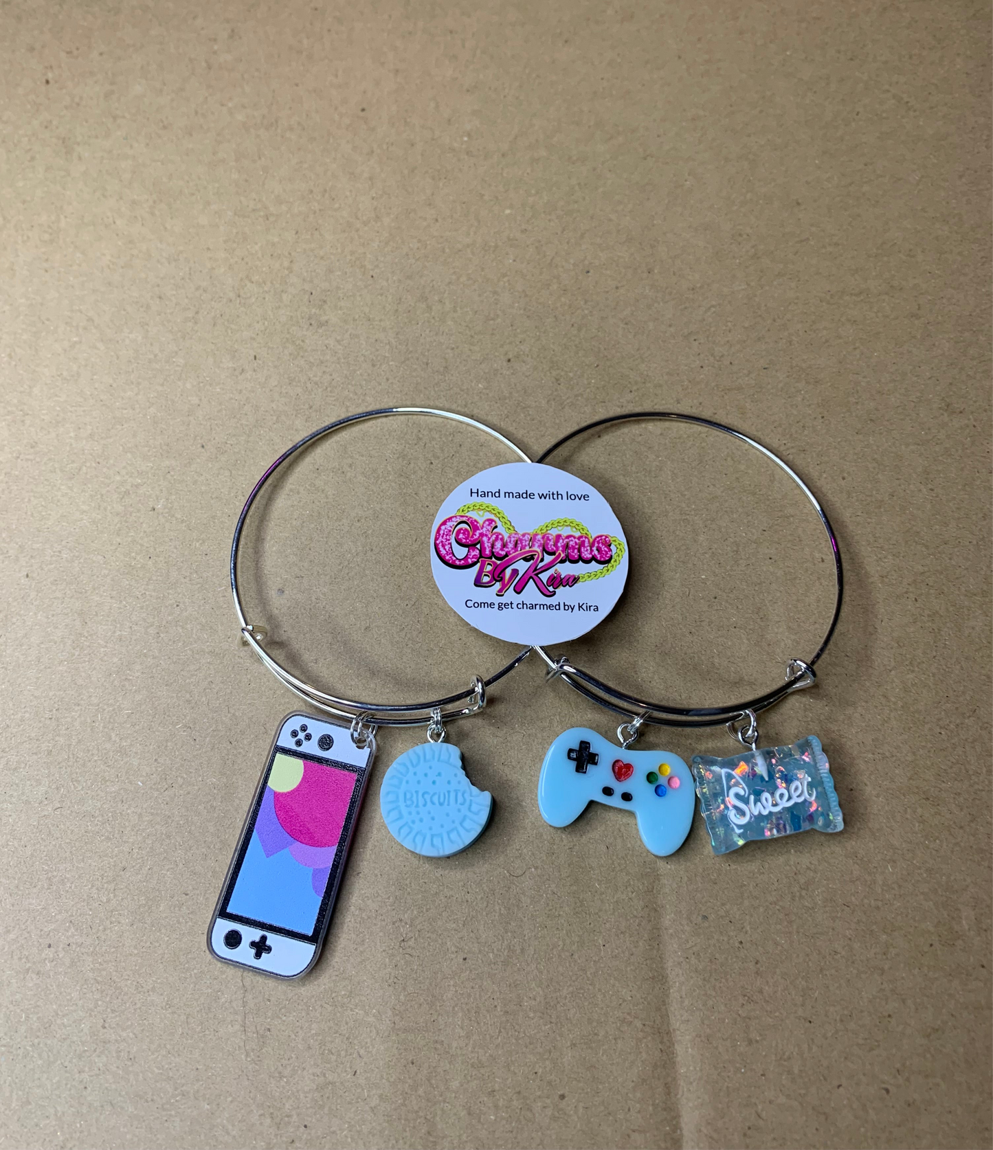 🩵Charm bangles🩵