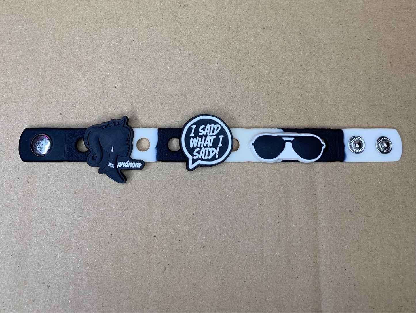 đź–¤Kids silicone snap charm bracletđź–¤