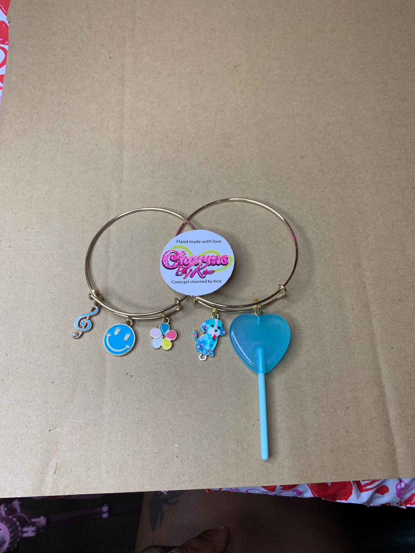 🩵Charm bangles🩵