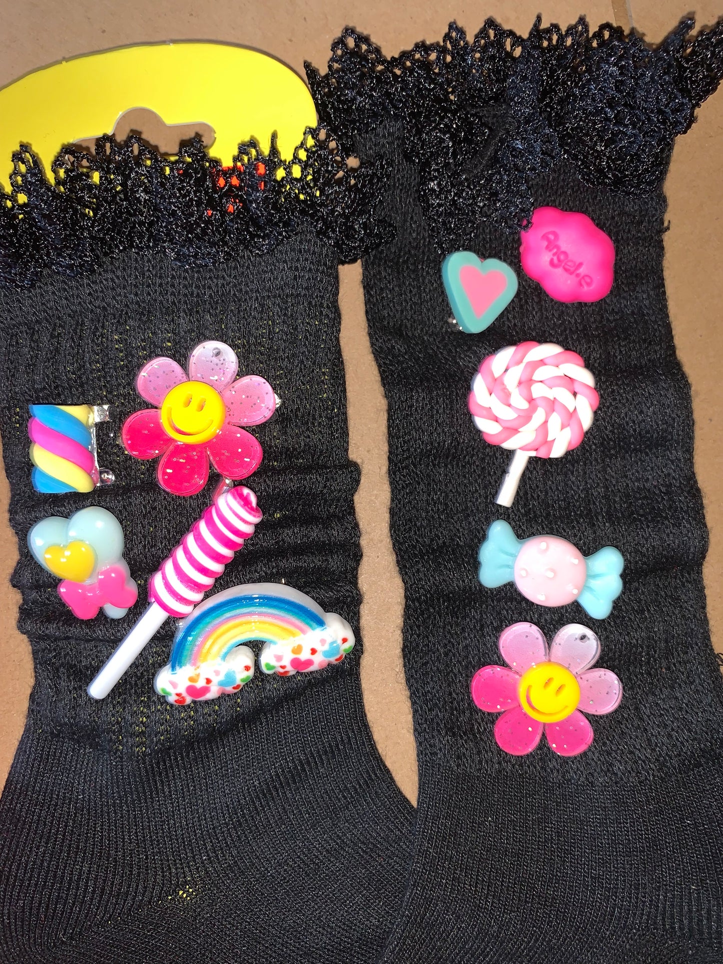 🖤Kids charmed slouch socks🧦