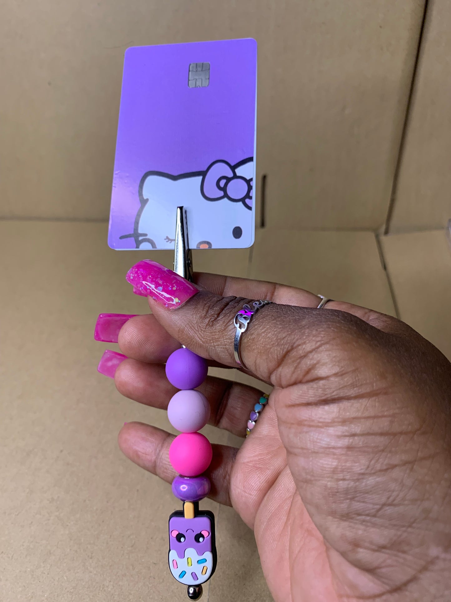 ๐
๐ฝBeaded & charmed ATM ๐ง card ๐ณ grabber