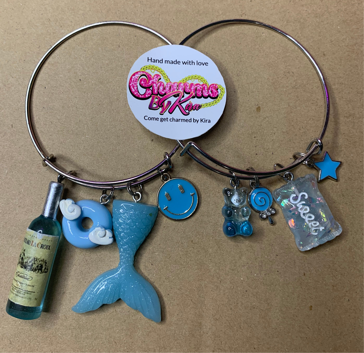 🩵Charm bangles🩵