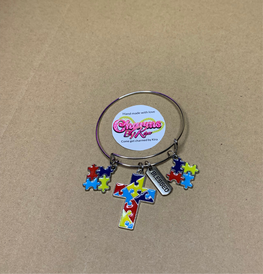 ❤️Charm bangle💙