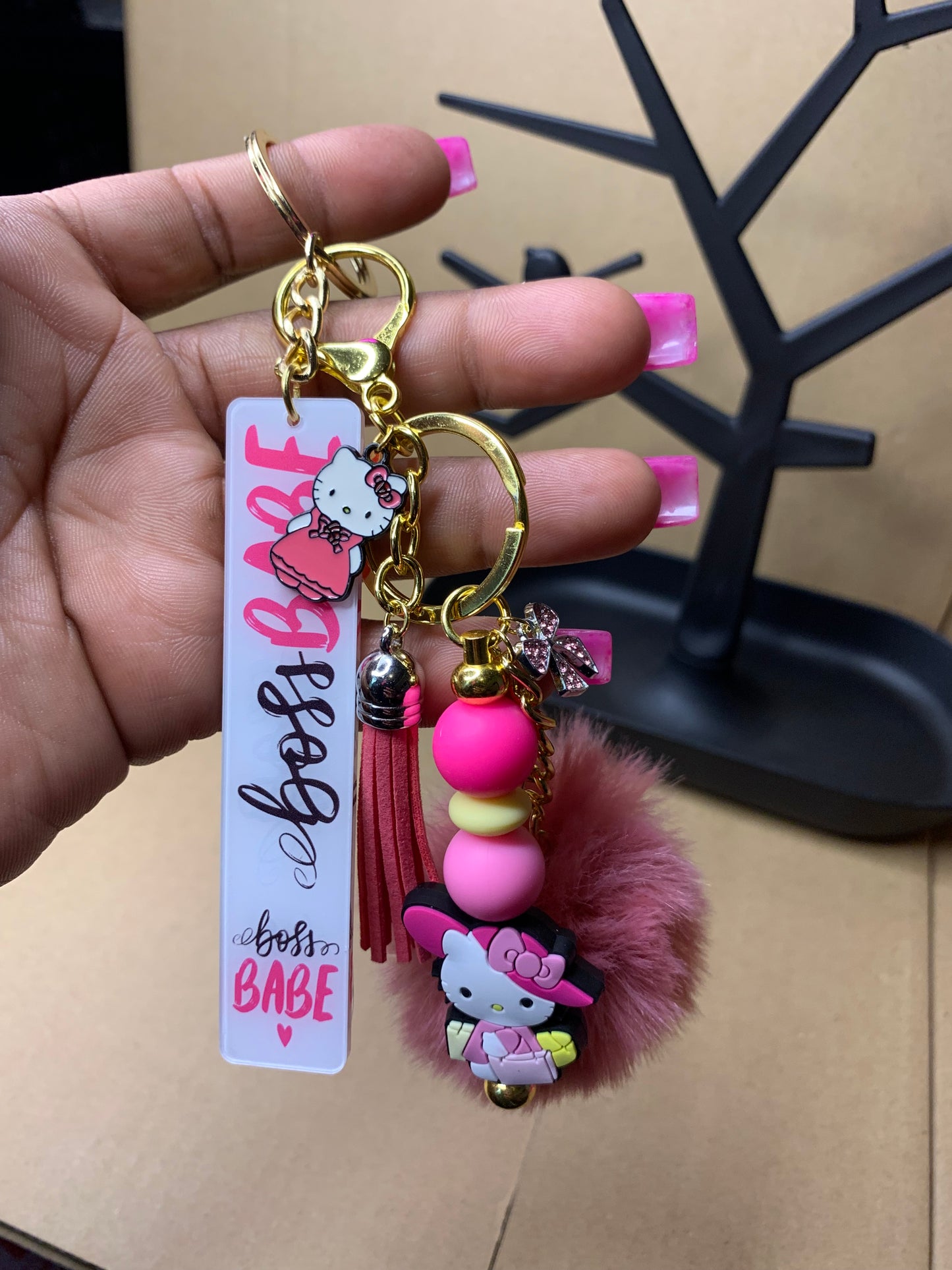 💅🏽Keychain🔑with 🏧 card💳grabber