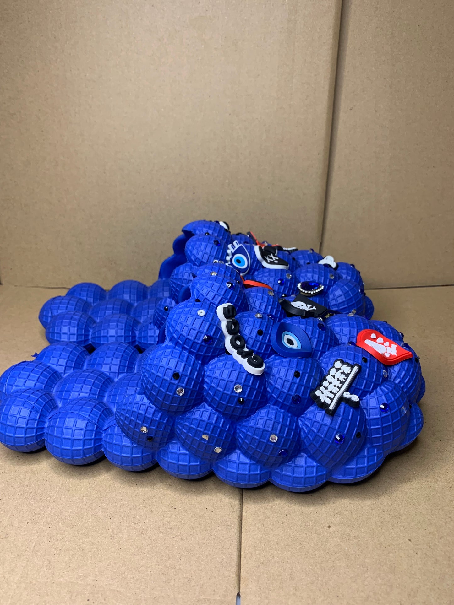 💙Bubble slides & croc purse👜set💙