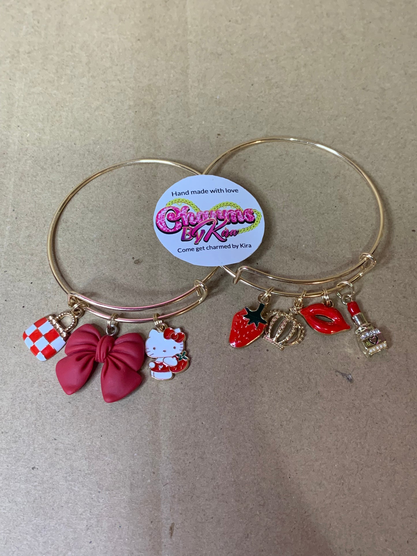 Charm bangles