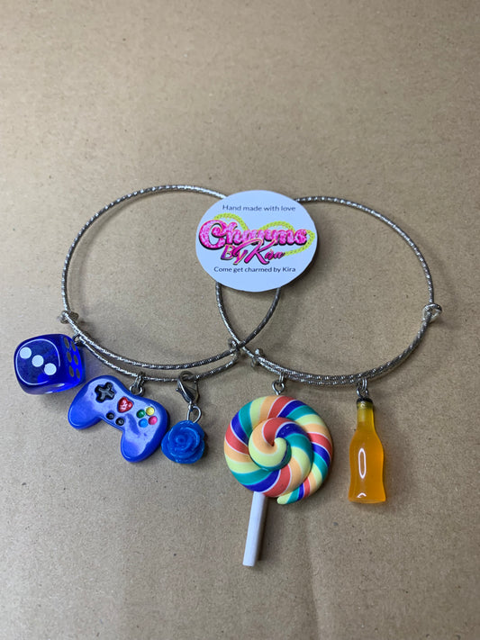 💙🧡Charm bangles💙🧡