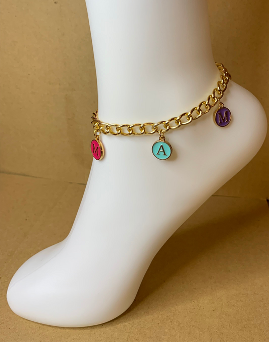 💜Ankle bracelet💛