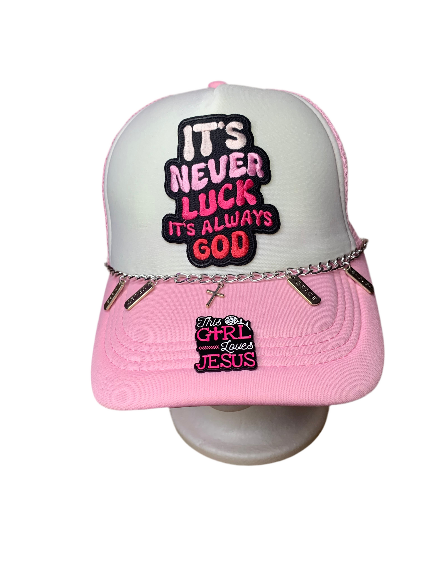 🤍SnapBack trucker hat🧢& slouch socks🧦set