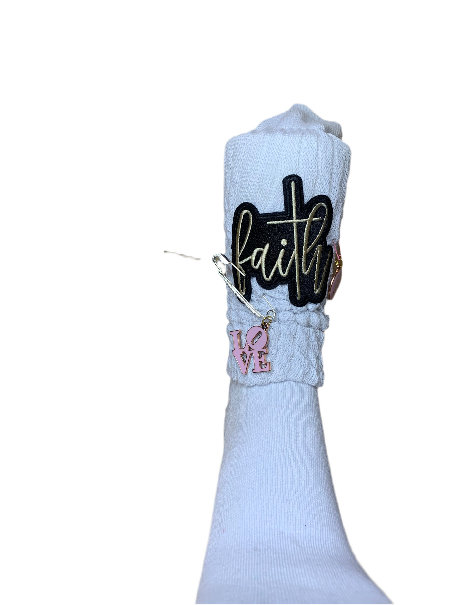 🤍SnapBack trucker hat🧢& slouch socks🧦set