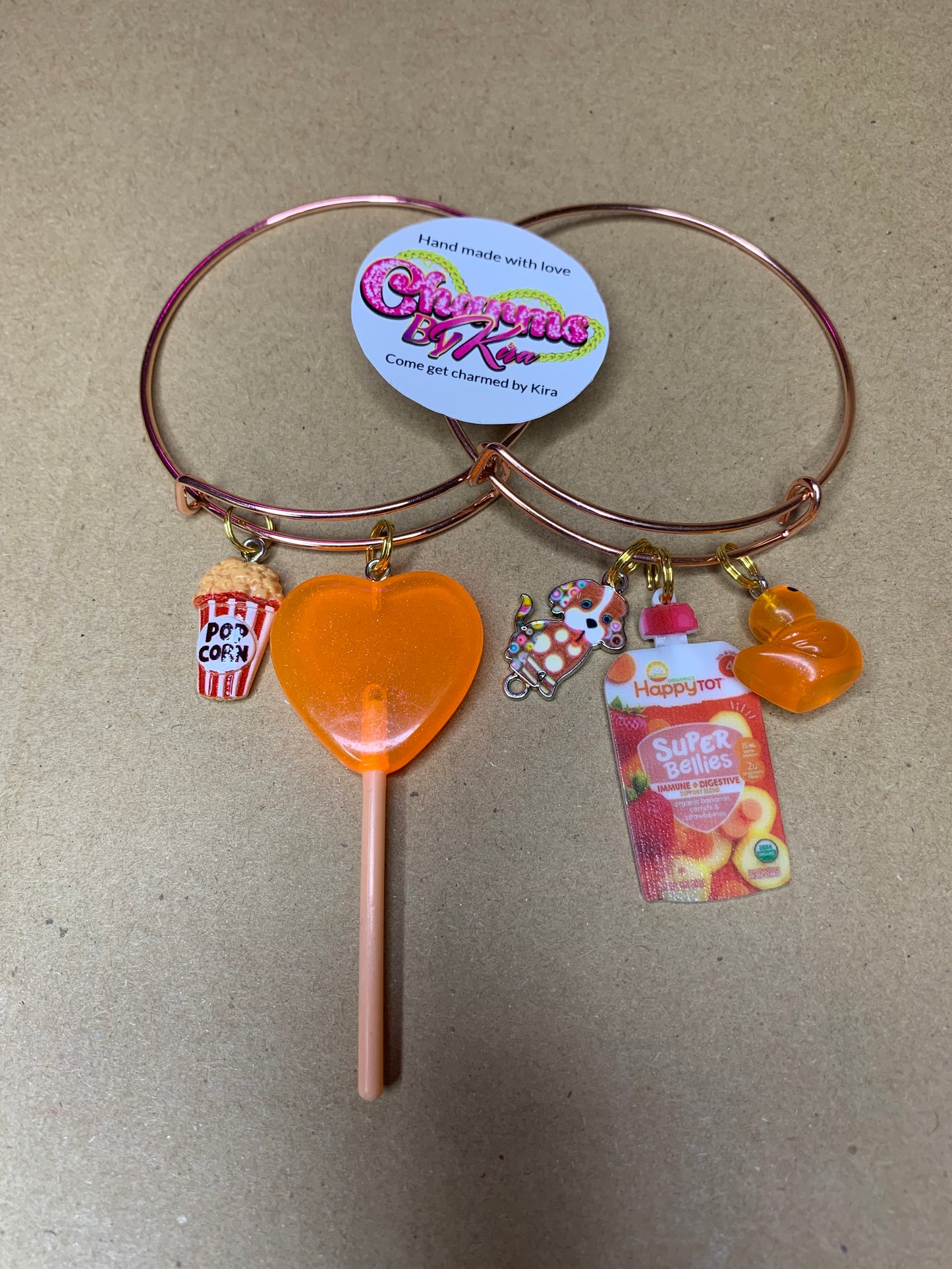 🧡Charm bangles🧡