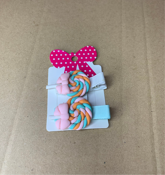 🤍Kids hair clips🩵
