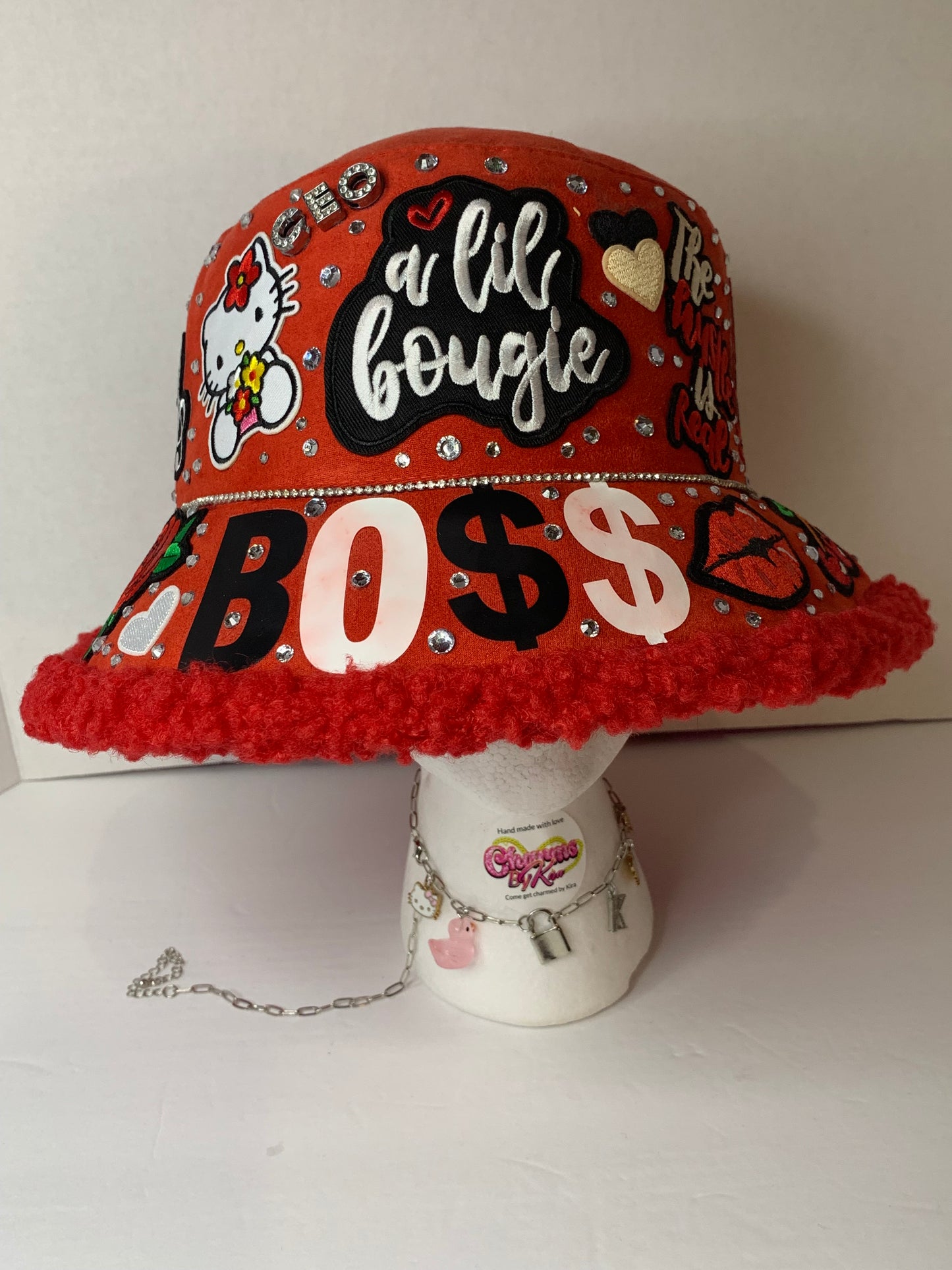 ❤️Super junky bucket hat🎩with fur