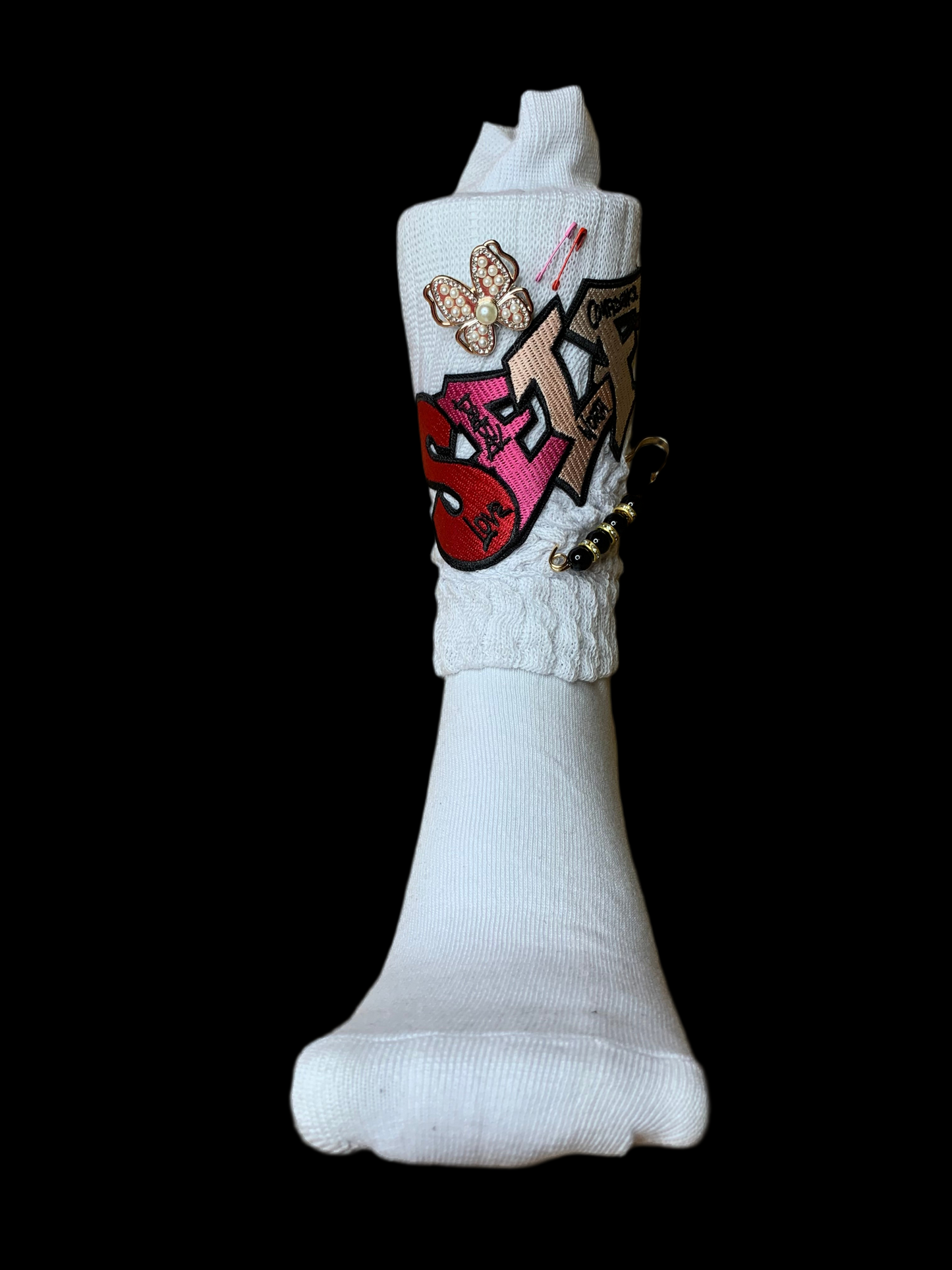 🖤SnapBack trucker hat🧢& slouch socks🧦set