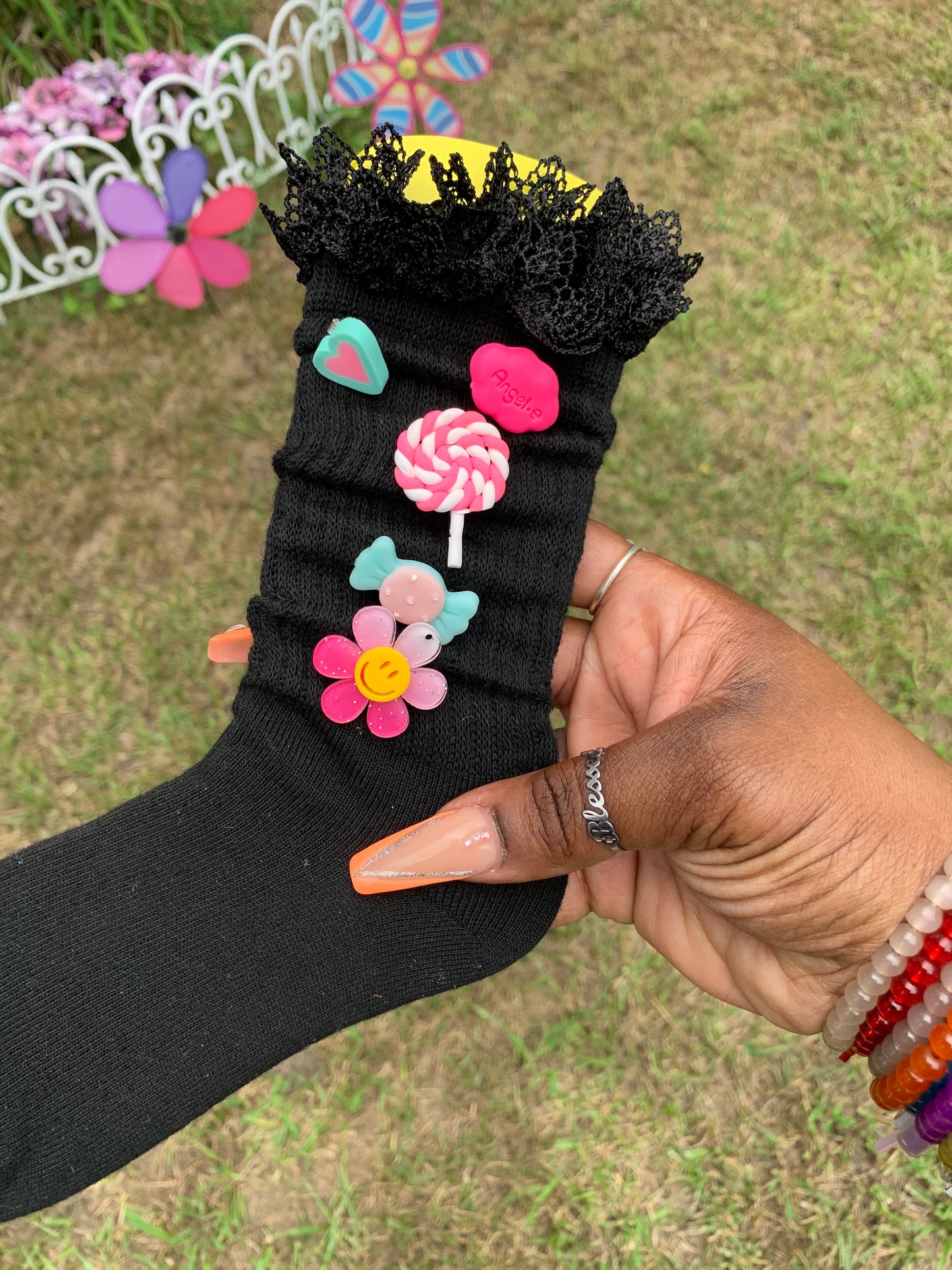 🖤Kids charmed slouch socks🧦