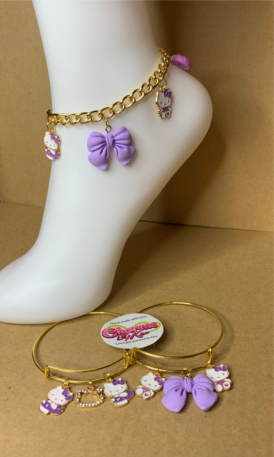 💜Anklet & bangle set💜
