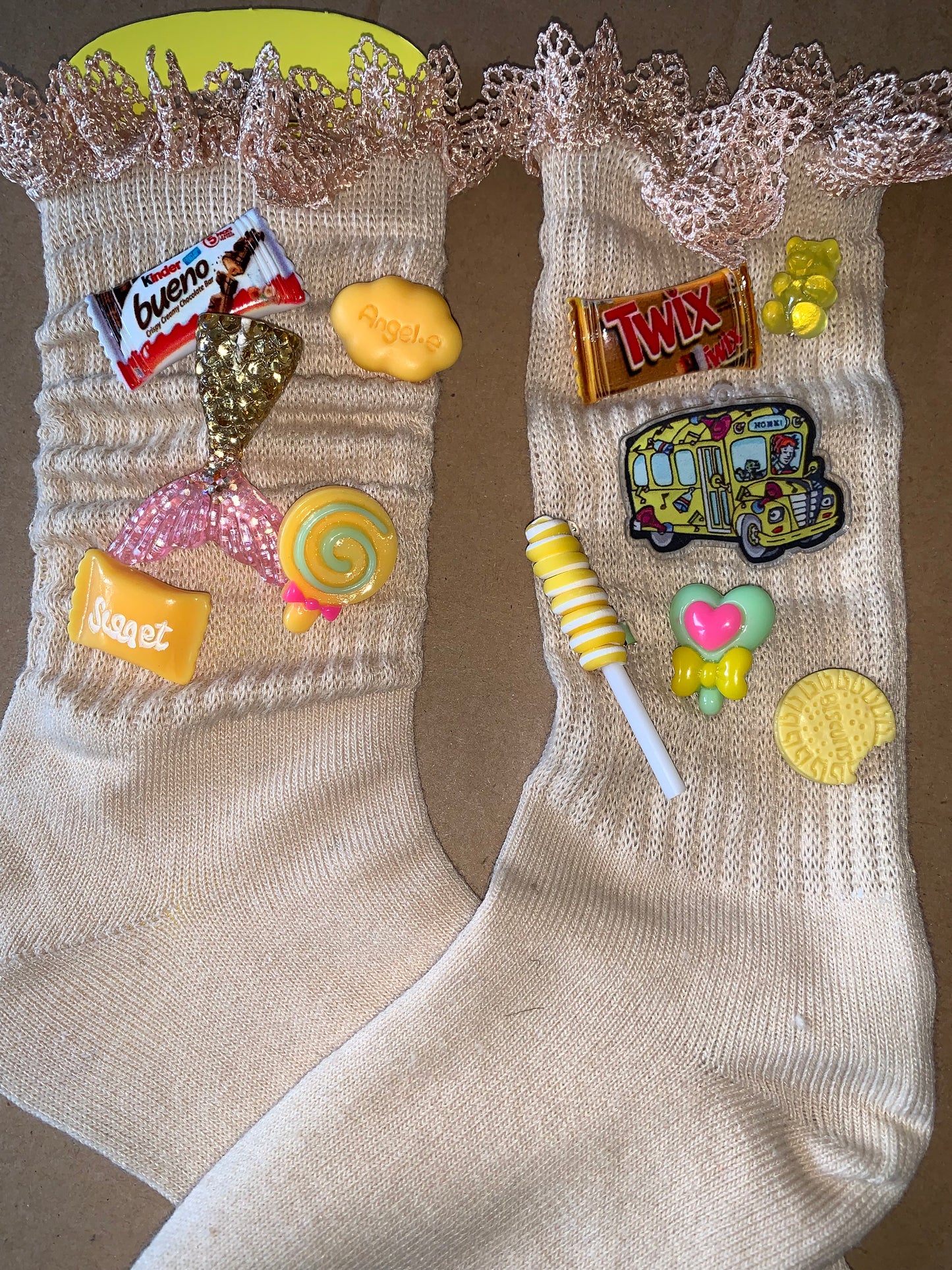 💛Kids charmed slouch socks🧦