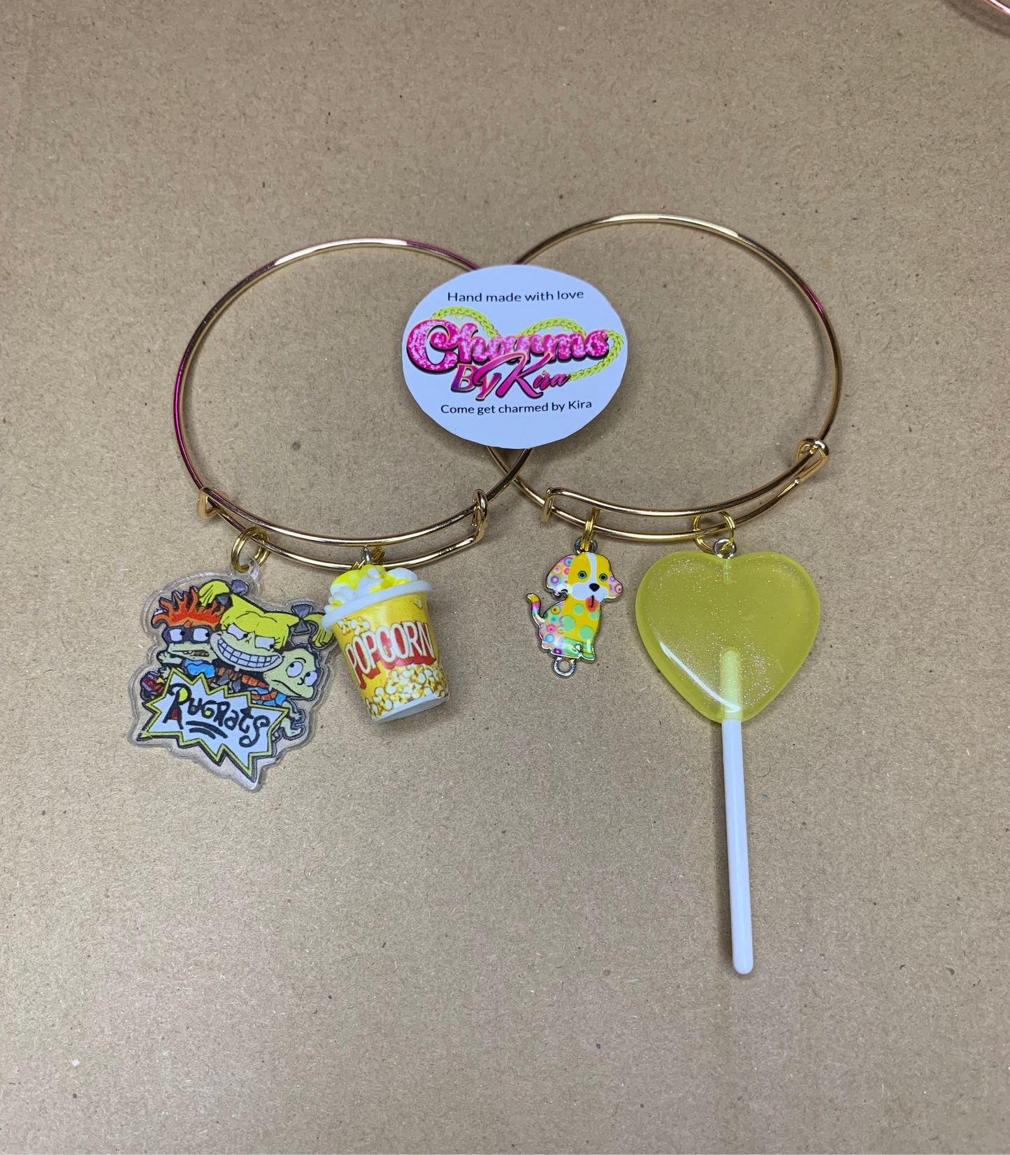 💛Charm bangles💛