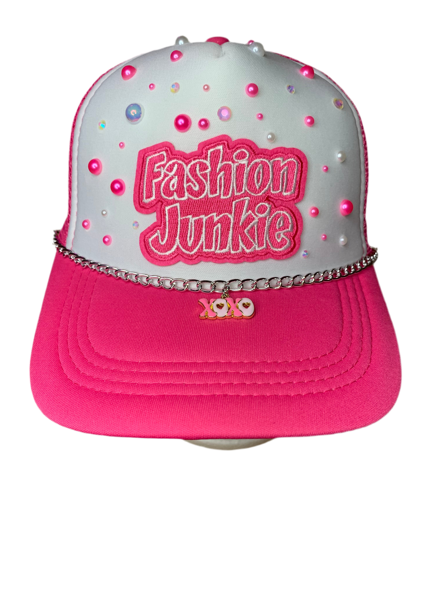 🩷SnapBack trucker hat🧢& slides set