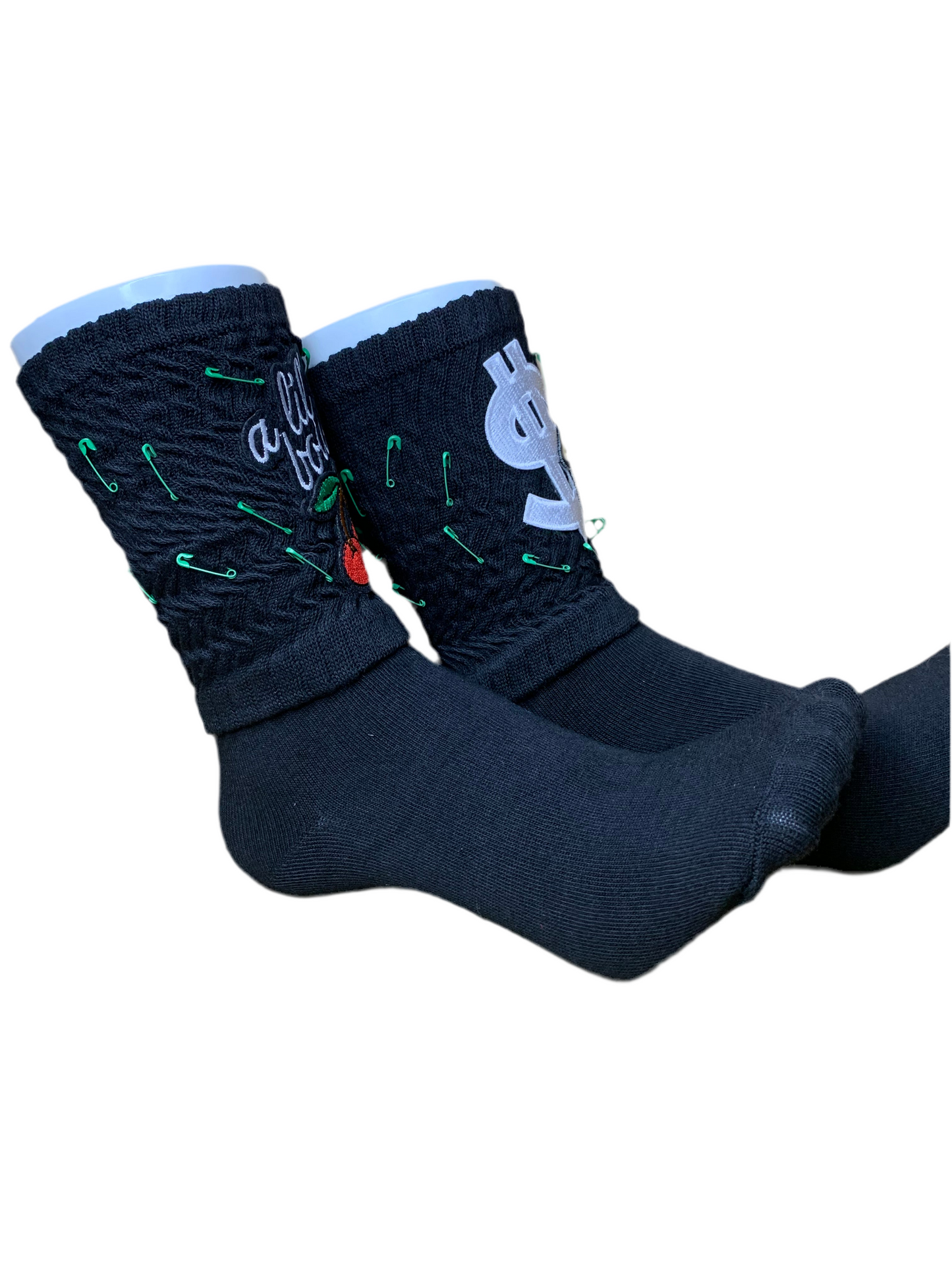 🖤💚Slouch socks🧦 & SnapBack trucker hat🧢set💚🖤