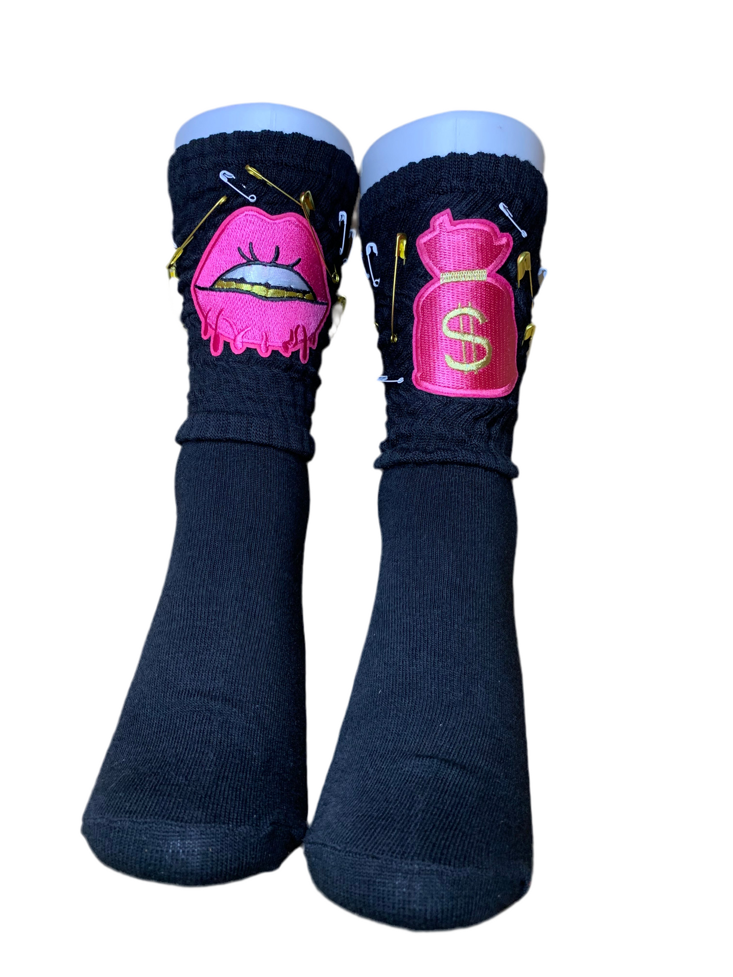 🩷Slouch socks🧦& SnapBack trucker hat🧢set