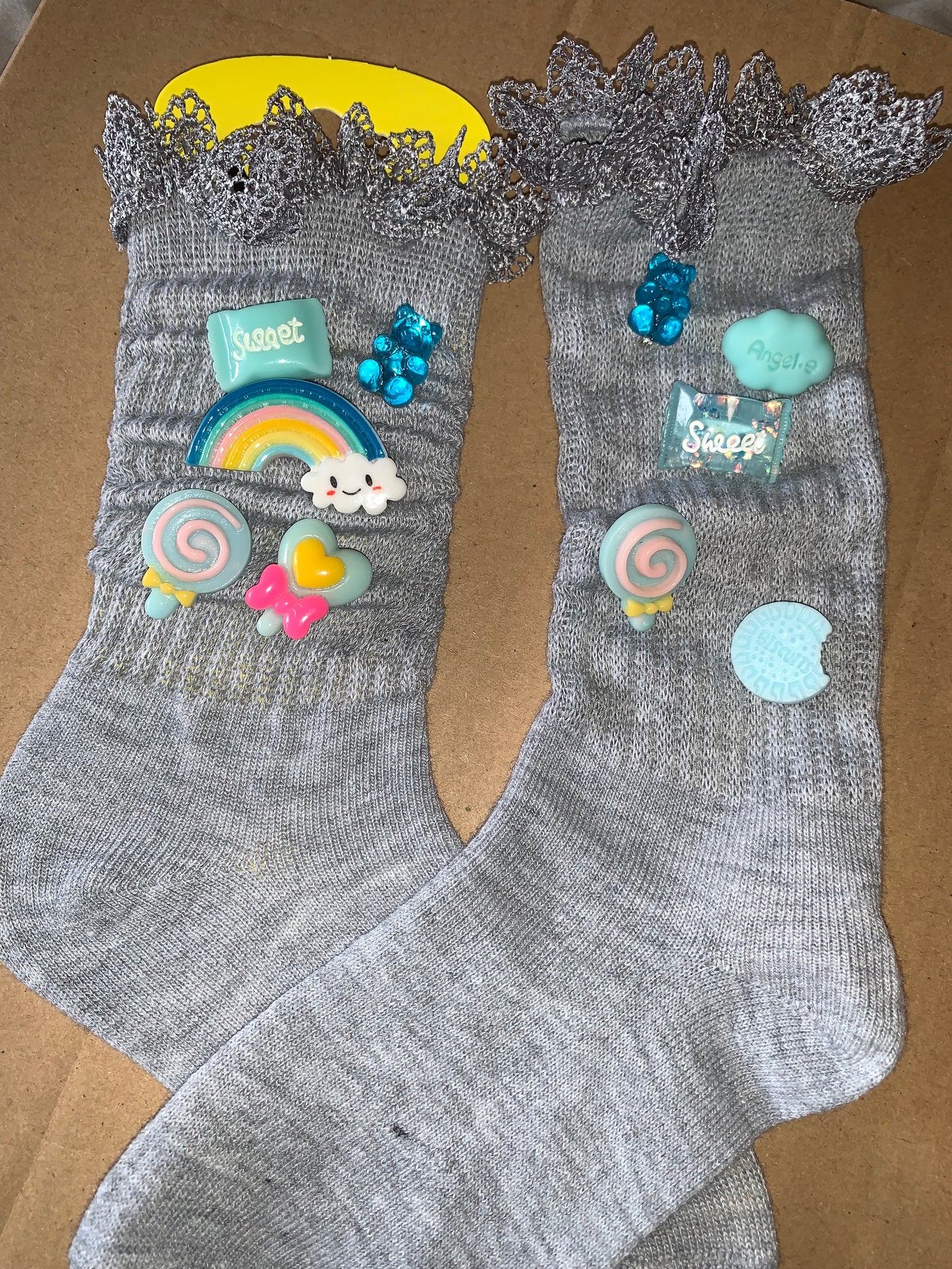 🩶Kids charmed slouch socks🧦