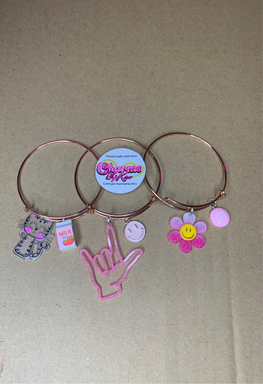 🩷Charm bangles🩷