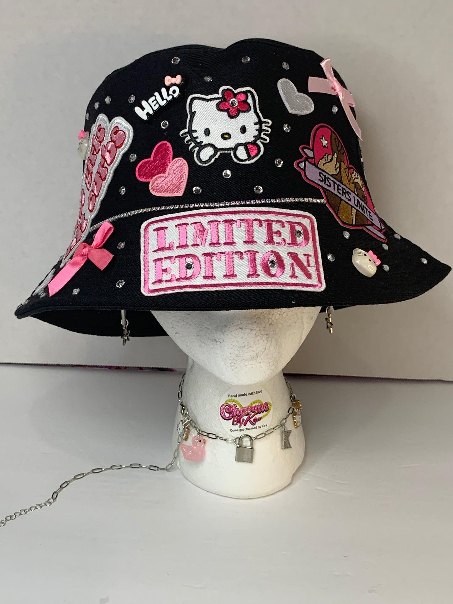 🩷Super junky bucket hat & clogs set🎩hello kitty😘