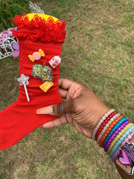 ❤️Kids charmed slouch socks🧦