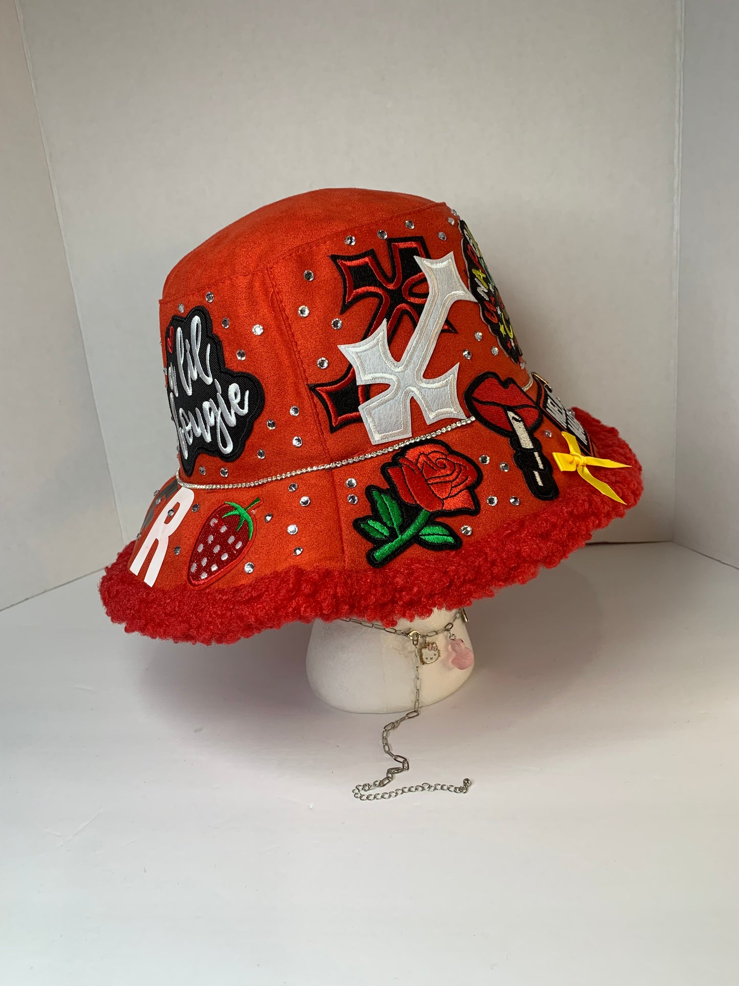 ❤️Super junky bucket hat🎩with fur