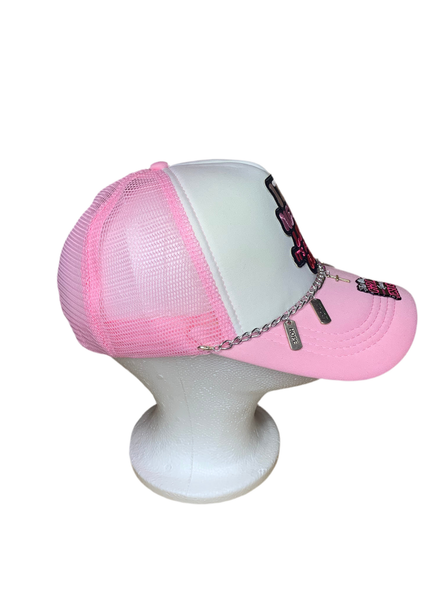 🤍SnapBack trucker hat🧢& slouch socks🧦set