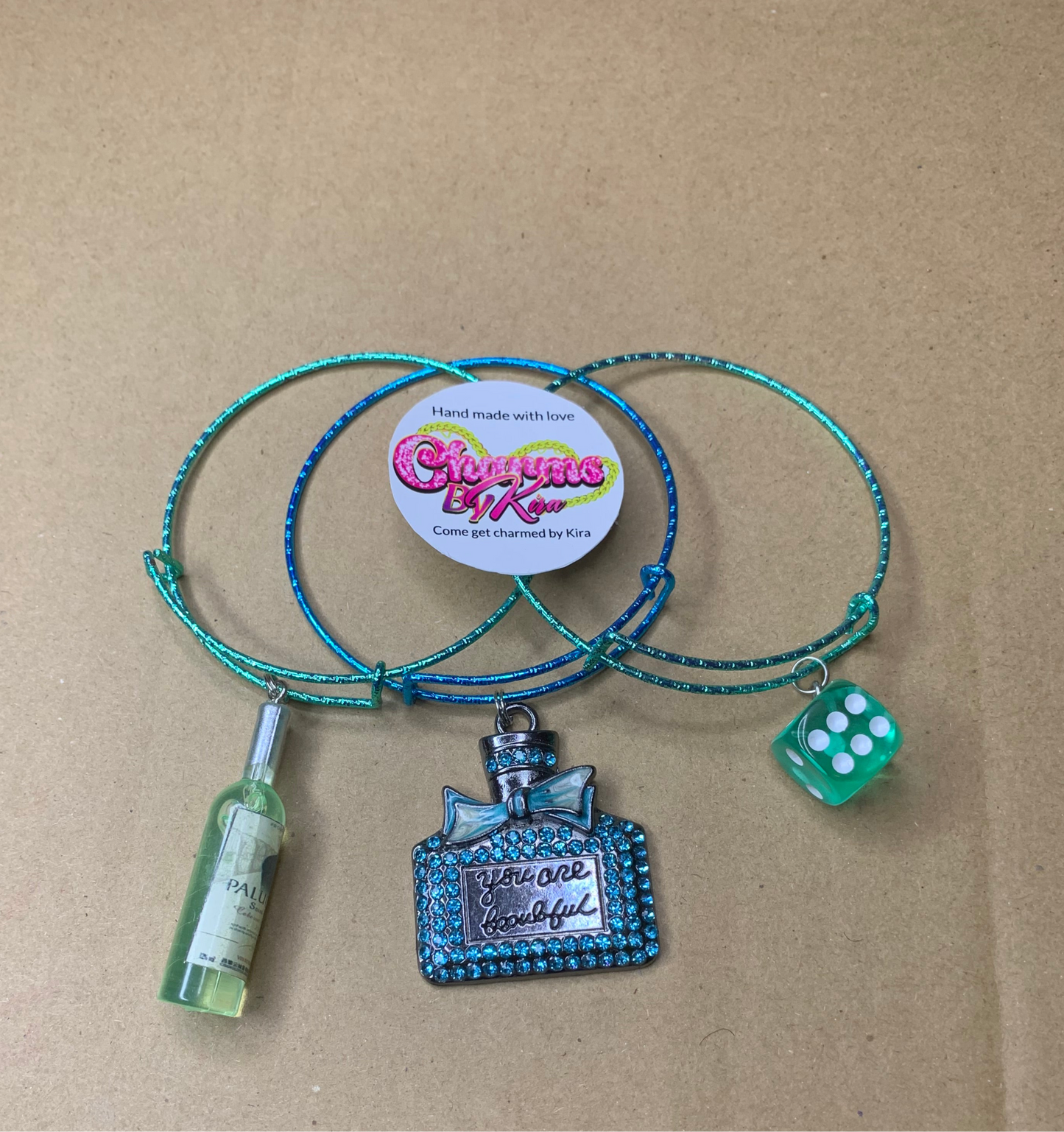 🩵Charm bangles🩵