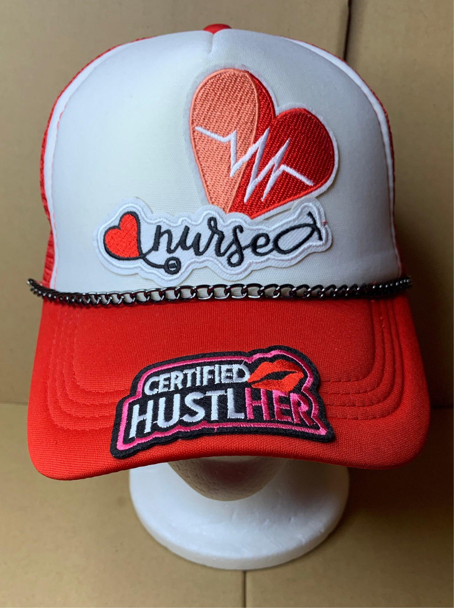 ❣️SnapBack trucker hat🧢& charm bangle set