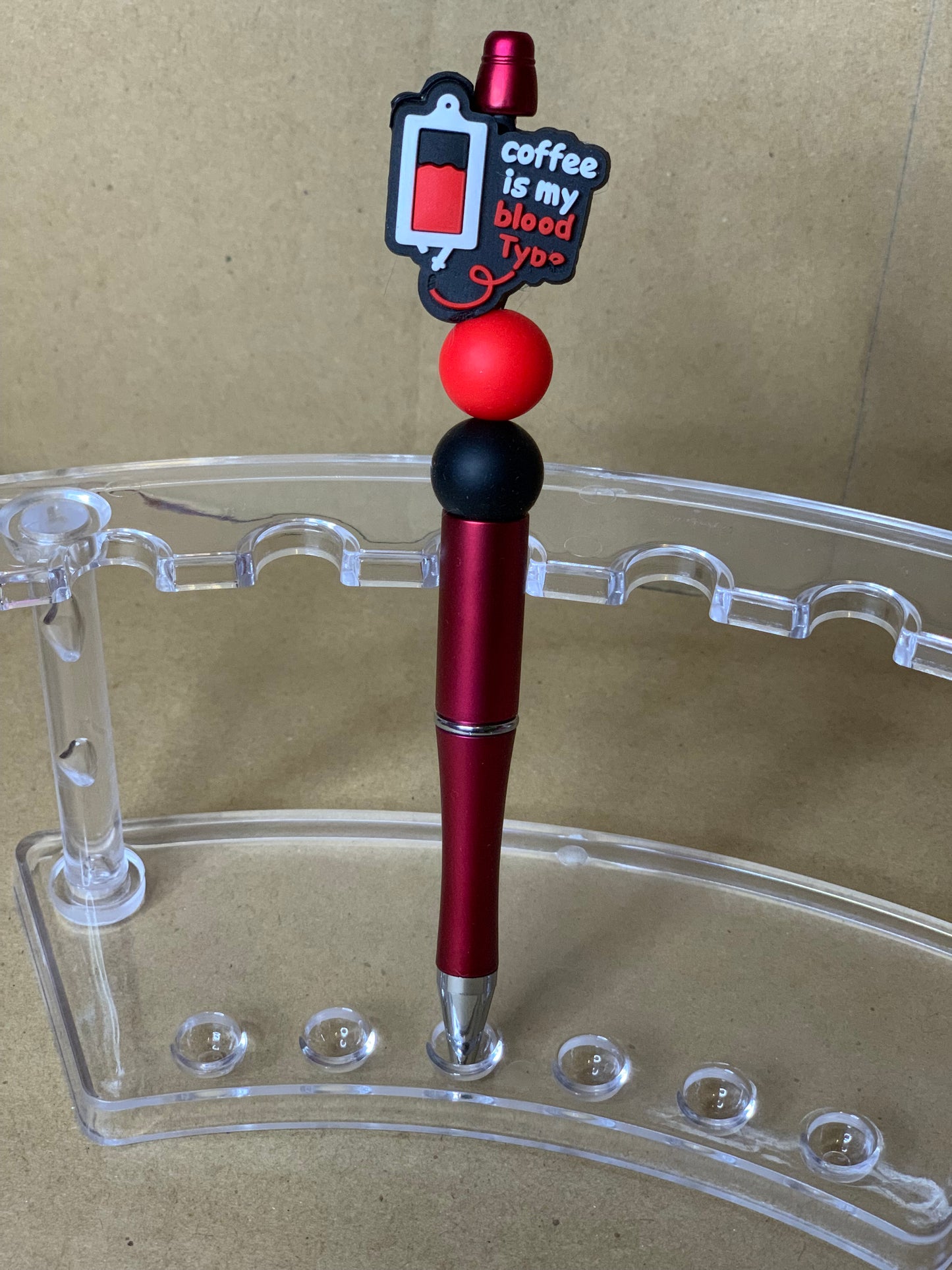 ❤️Beaded & charmed ink✍️pen