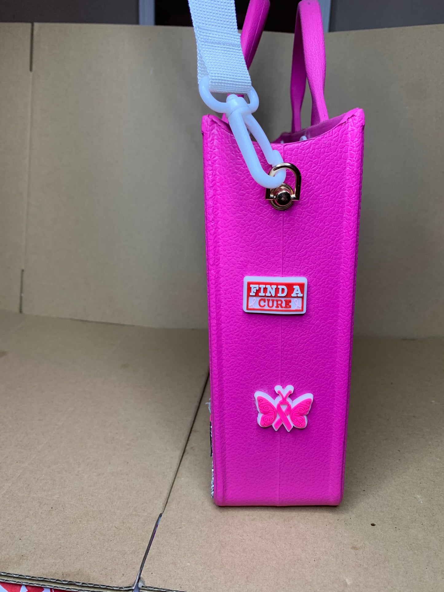 🩷Bubble slides & croc purse👜set🩷