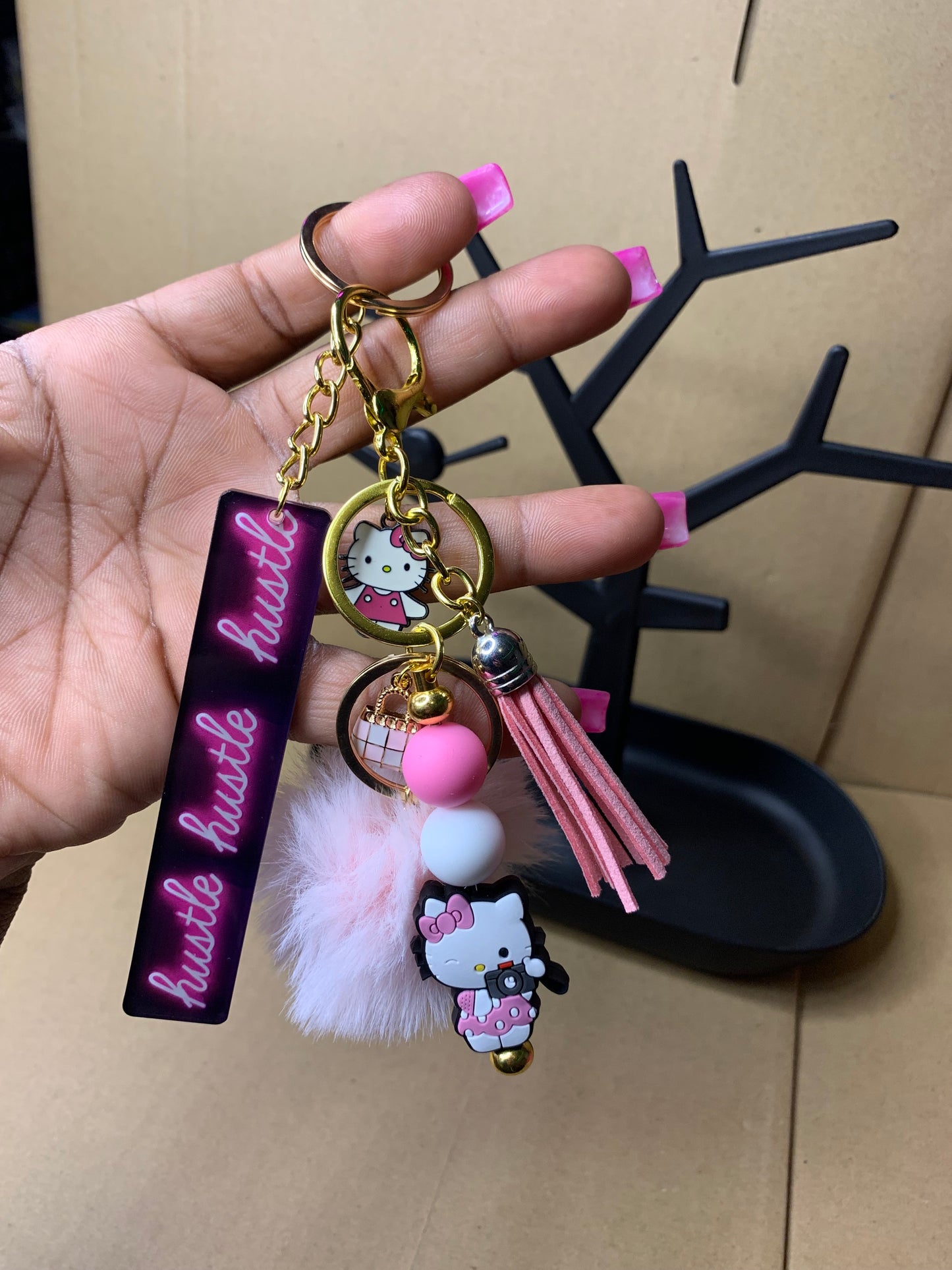💅🏽Keychain🔑with 🏧 card💳grabber