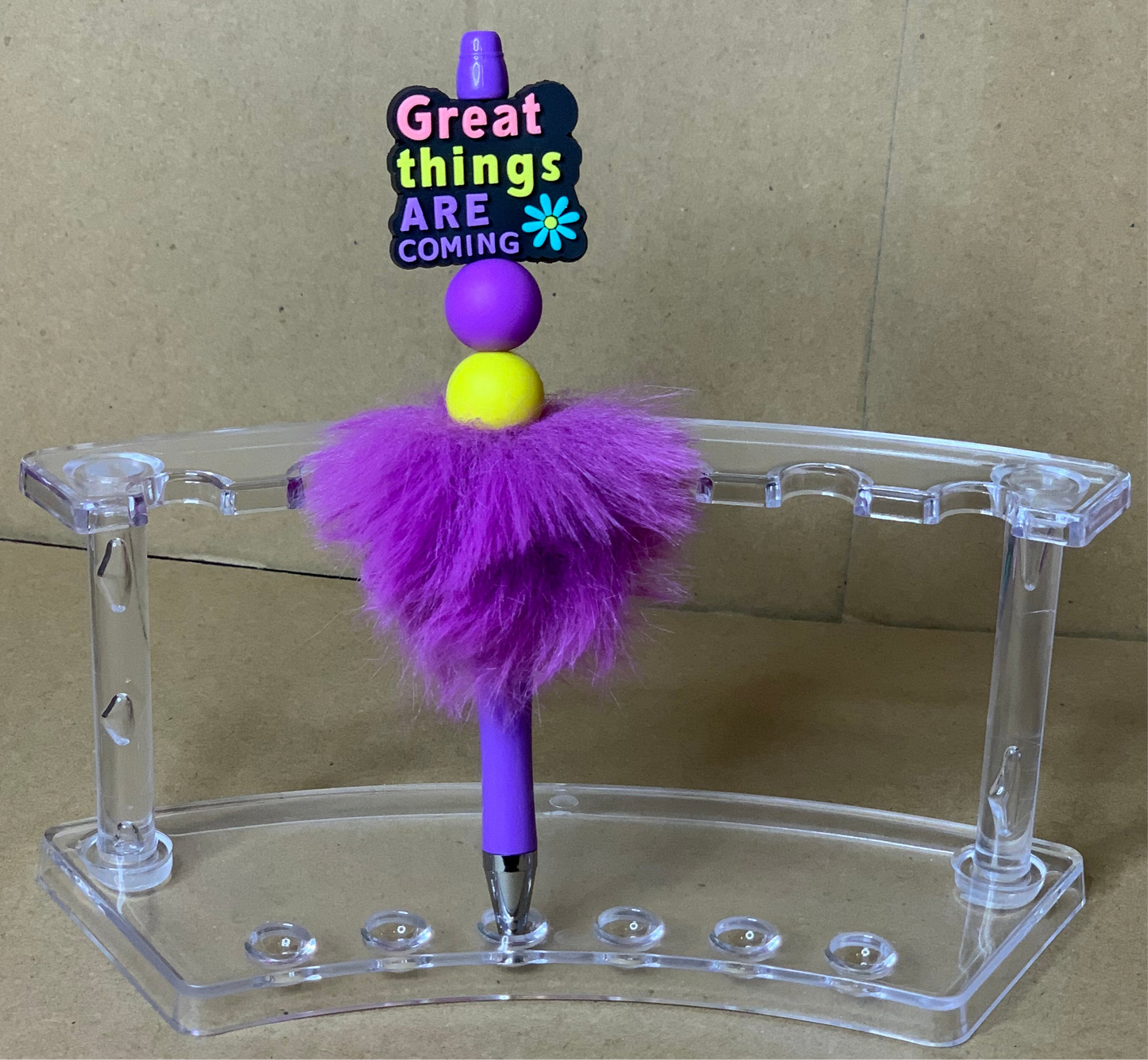 💜Beaded & charmed ink ✍️ pen