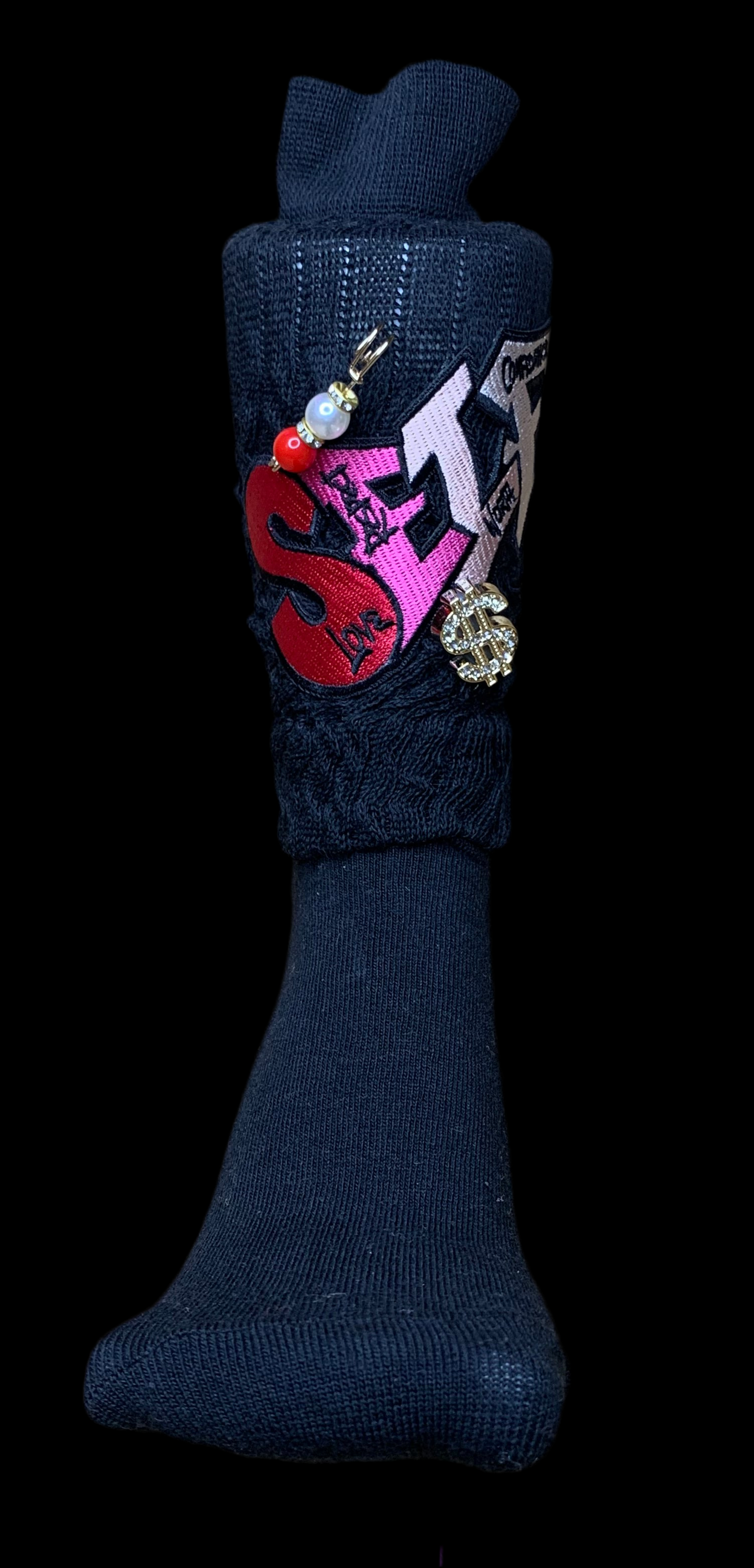 🖤SnapBack trucker hat🧢 & slouch socks🧦set