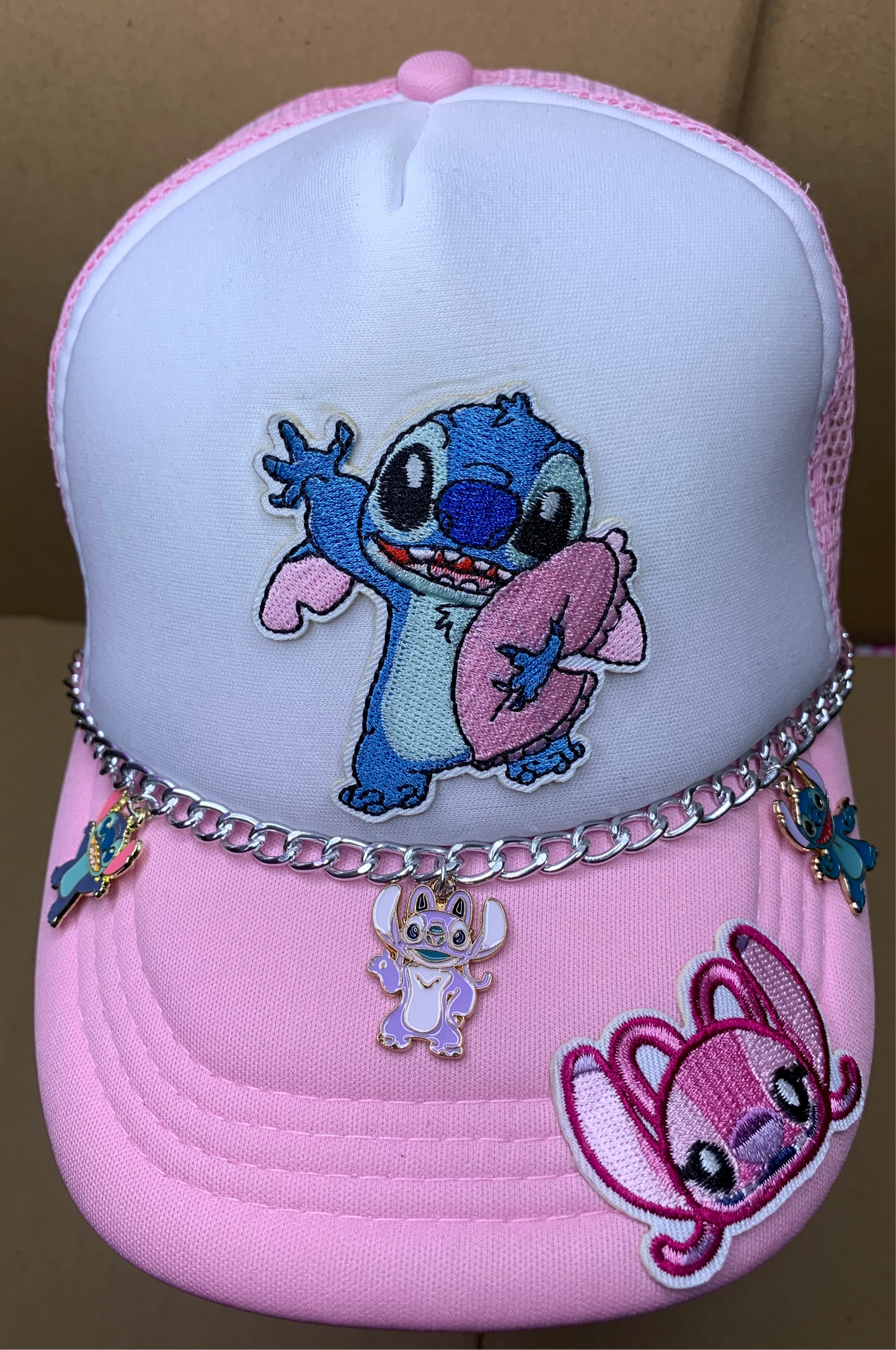 🌸Kids SnapBack trucker hat🧢slouch socks🧦& charm bangle set