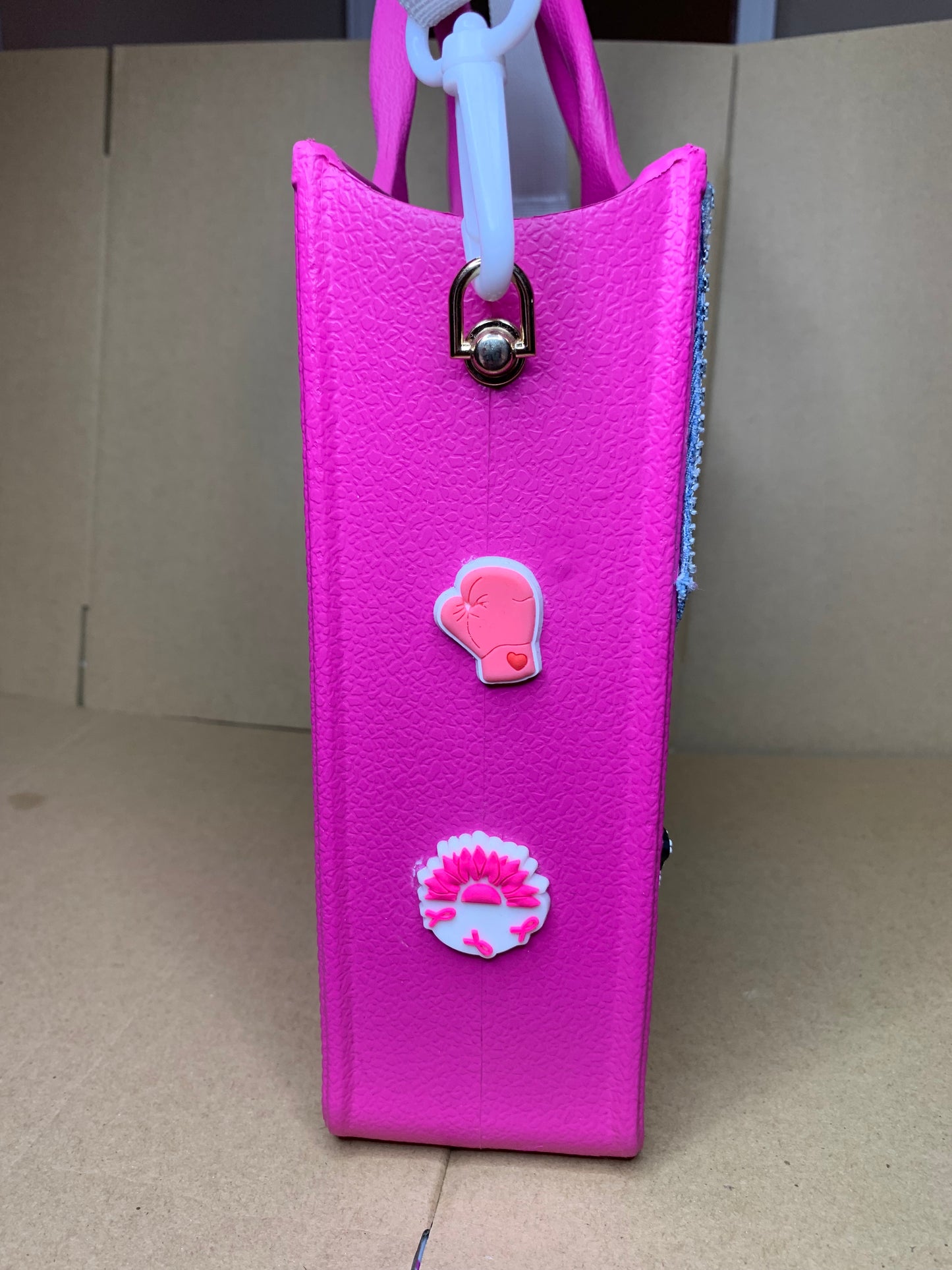 🩷Bubble slides & croc purse👜set🩷